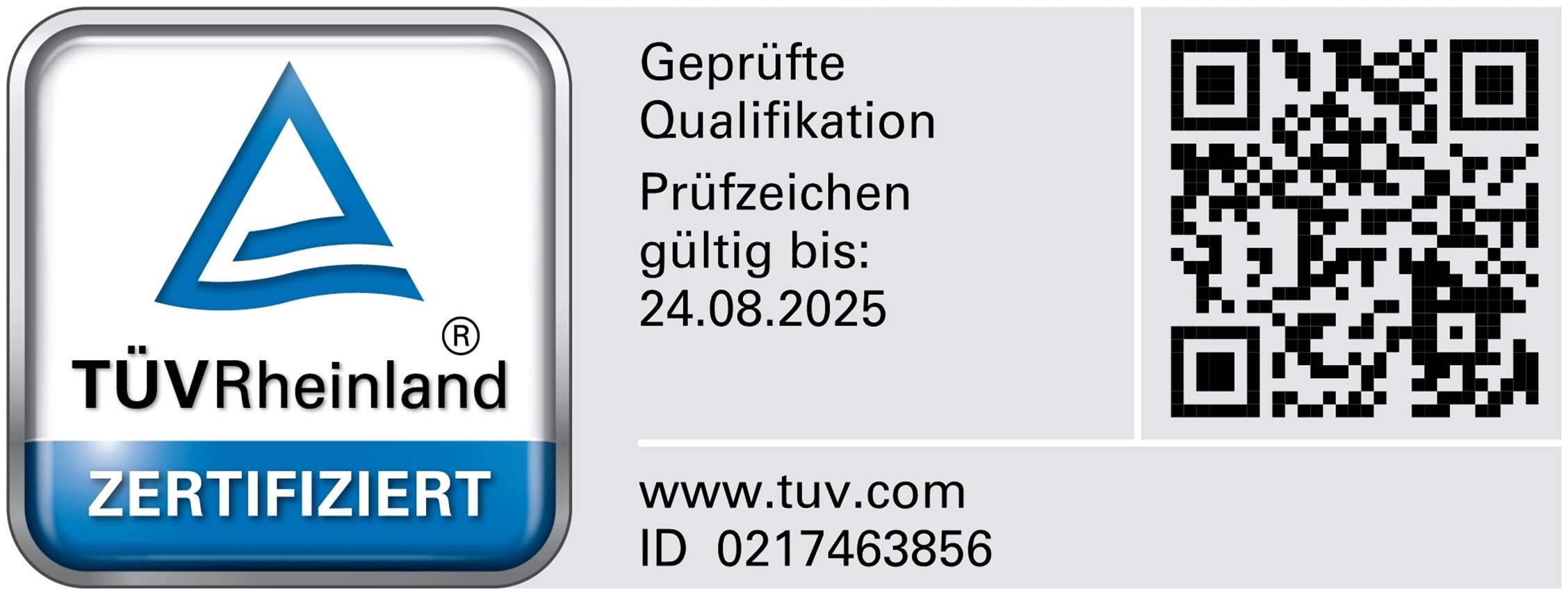 TÜV-Zertifikat